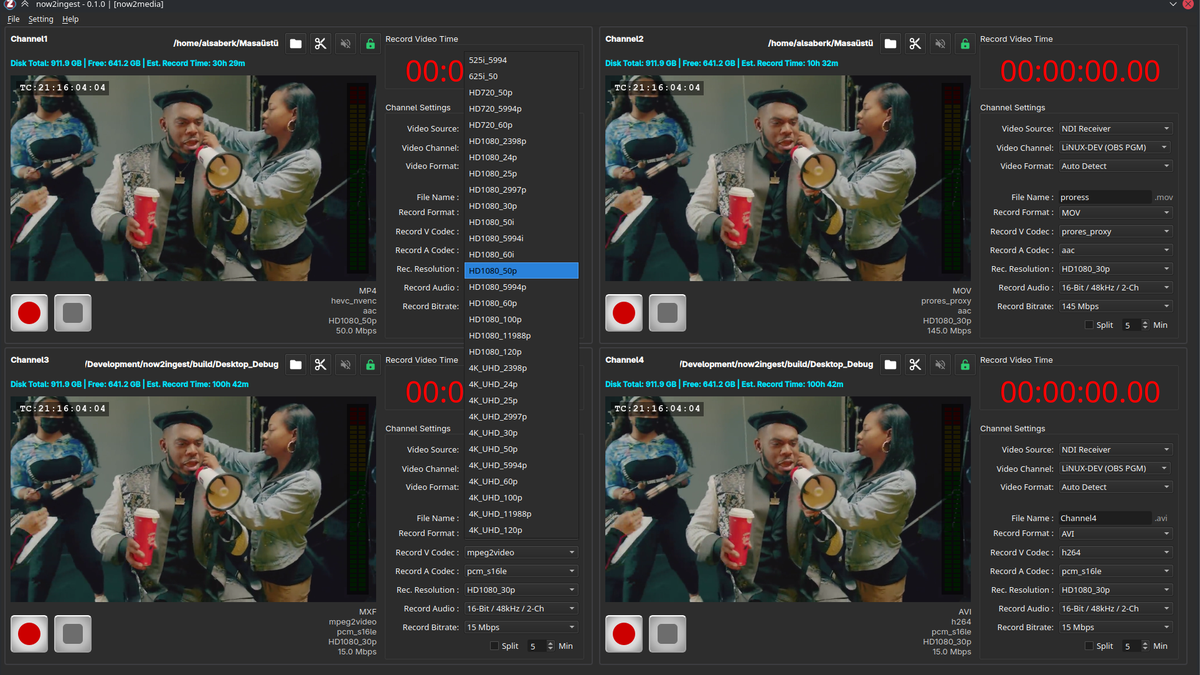 now2ingest capture surface